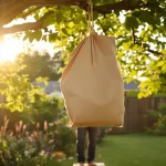 Ce sac en papier kraft accroché dès aujourd'hui à une branche aide à tenir les frelons asiatiques loin de votre jardin tout l'été