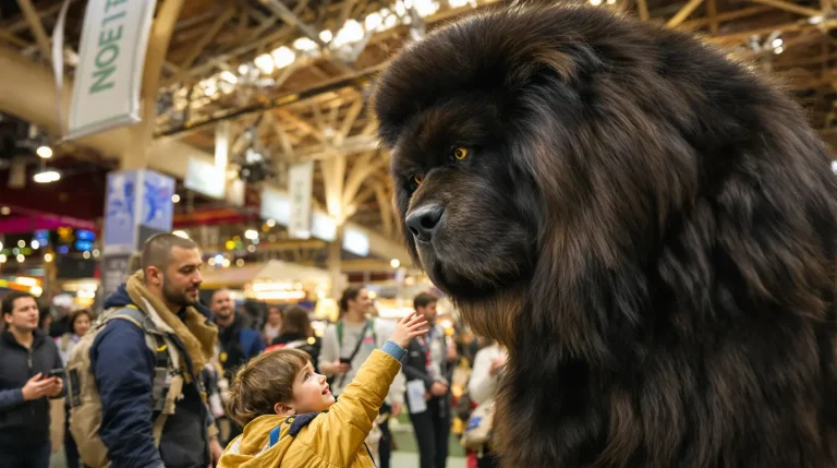 Salon de l&rsquo;Agriculture : ce Dogue du Tibet mayennais, « champion de France », vise le Concours général