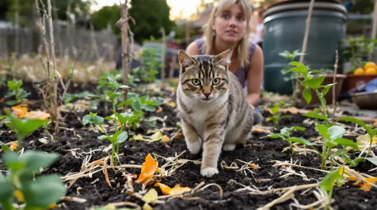Votre potager attire tous les chats du quartier ? Voici ce que les jardiniers malins savent enfin